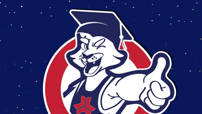 FinancialAide_ScholarshipNight_Web banner_710x400 Illustration of CCC Cougie mascot wearing a graduation cap giving a thumbs up